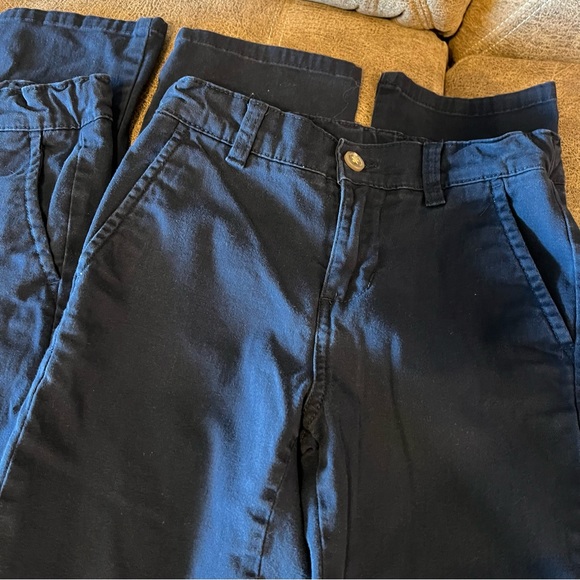 Izod Navy Uniform Pants - Picture 3 of 6